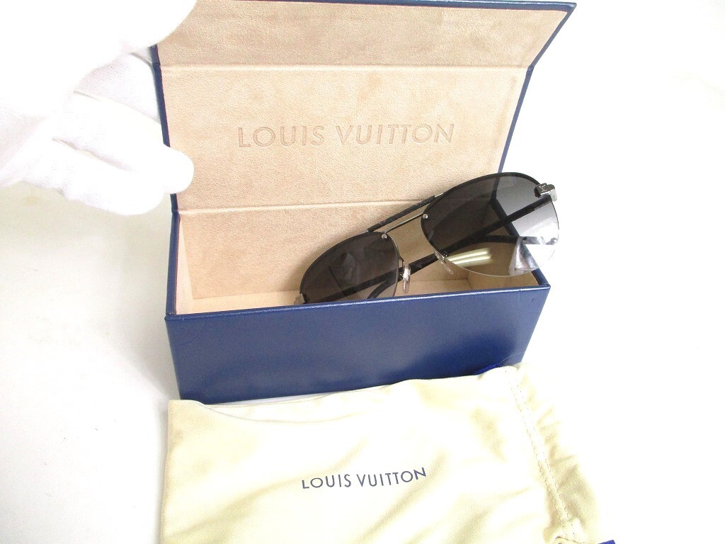 Auth LOUIS VUITTON Monogram Eclipse Eye Wear Cloc… - image 12