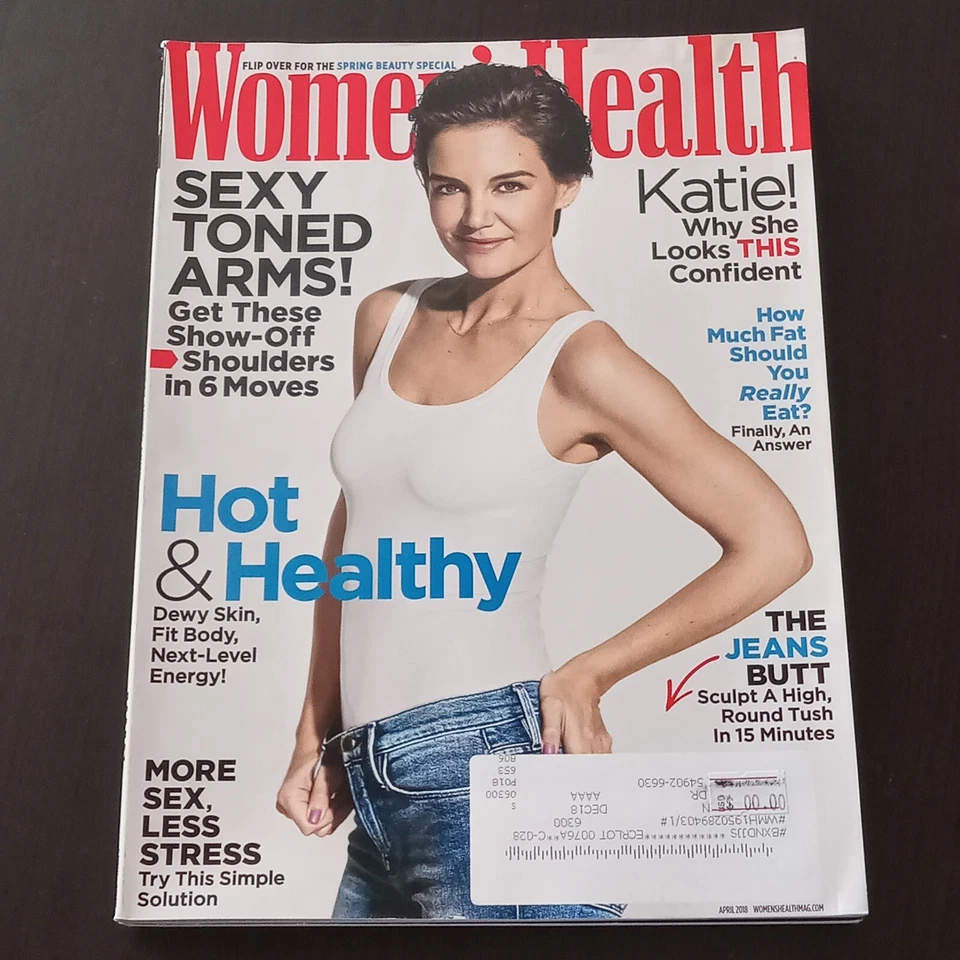 Womens Health Magazine Lot Hot Katie Holmes Fit Zoe Saldana Rachel Brathen 2018 Foto 4 de 4