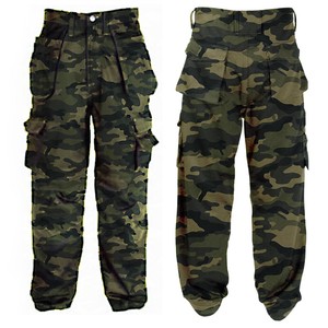 mens camo work trousers