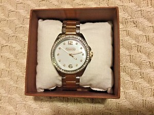 coach rhinestone watch