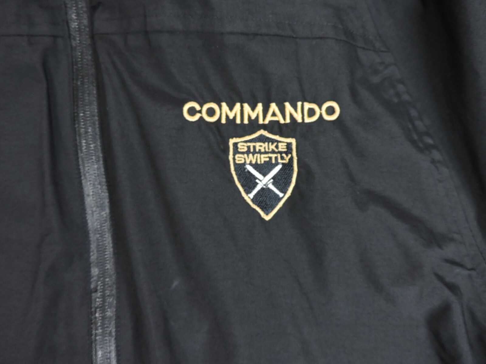 Dri Duck Torrent Waterproof Full Zip Hooded Jacket Mens M Black Embroidered Coat