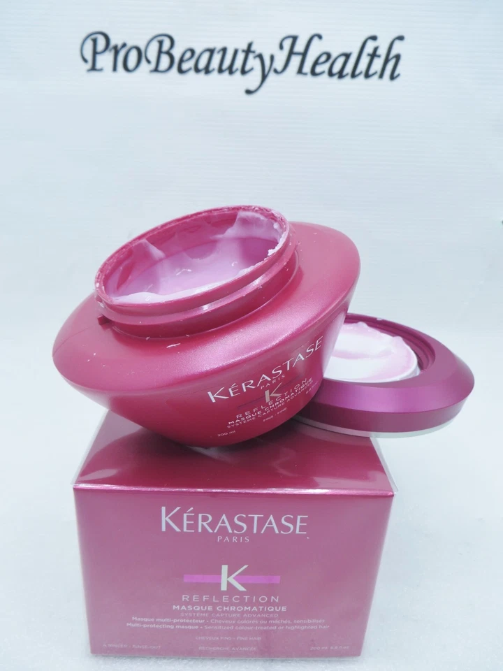 KERASTASE REFLECTION CHROMATIQUE Protecting Masque 6.8 oz fine hair - Image 3 of 3
