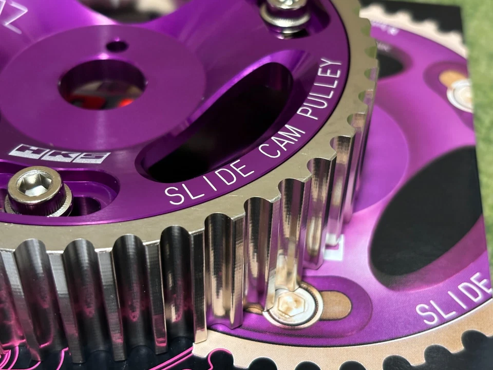 HKS Slide Cam Pulley Pair For Toyota Supra 1JZ-GTE 2JZ-GTE 22004-AT003 JDM Foto 2 de 4