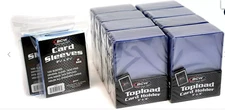 BCW 200-Count Card Toploaders and Sleeves,Pvc Clear