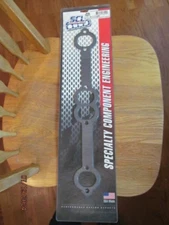 SCE 211188  Exhaust Header Gasket   Oval Port for Chevy 262-400 SBC Free ship