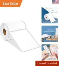 Pack of 10 Thermal Shipping Label Rolls - 250 Labels Each for Efficient Printing