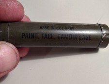 Vintage Military Issue Paint Face Camouflage Metal Tube With Contents NOS