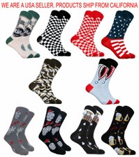 Mid Calf Stylish Novelty Socks Men Women Party Fun Occasion Multi Colors NWT