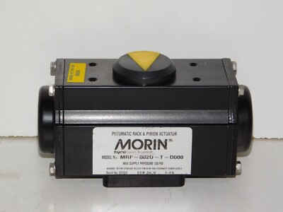 Morin MRP-002U-T-D000 Pneumatic Rack Pinion Actuator 120 psi Tyco Valve Controls
