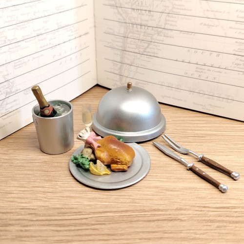 Re-ment Miniature EUROPEAN GOURMET FOOD MEAL SOUP DINNER Barbie Kitchen 2004 - Picture 2 of 36