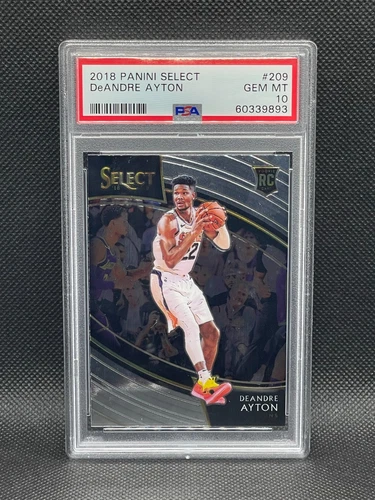 2018-19 Select DeAndre Ayton #209 RC Courtside SP PSA 10 GEM MINT