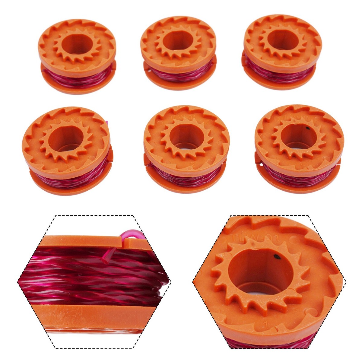 For WORX GT WG150E,151E,155E Replacement Spool Line String Trimmer Pack