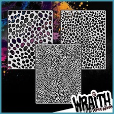 Round Camo Set 1 - Reusable Airbrush Stencil Template