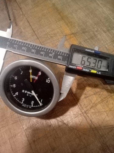Vintage Smith's 60mm Rev Counter / Tachometer. Ratio 4-1 - 1960s Formula Ducati - Picture 18 of 19