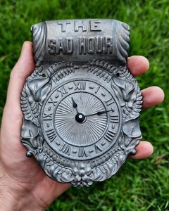 Vittoriano L'Ora Triste Orologio Cofanetto Targa Morte