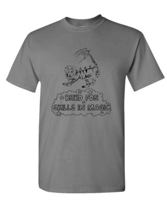 THE LIGER - Bred for Skills in MAGIC - Unisex Cotton T-Shirt Tee Shirt