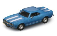 Chevrolet Camaro Z-28 1967 Blau Mit WeißEn Streifen 1:43 Modell Lucky Die Cast