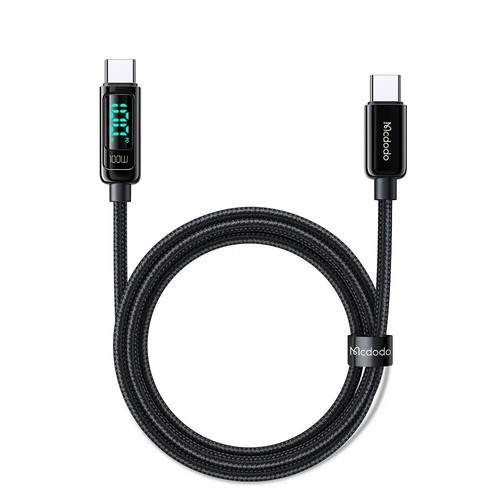 Mcdodo 100W USB-C To Type C Digital LED Fast Charging Cable QC 4.0 Charger Cord - Picture 10 of 10