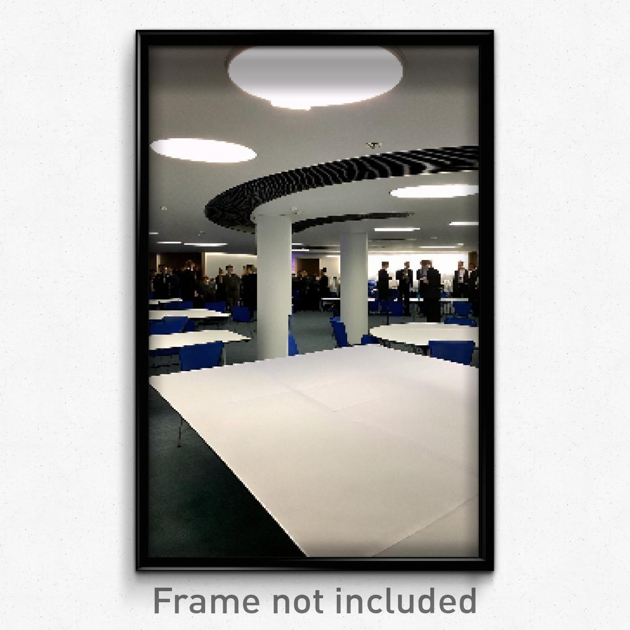 8-Bit Pixel Art Poster - Negligible Meeting Place Psychedelic Video Game Print