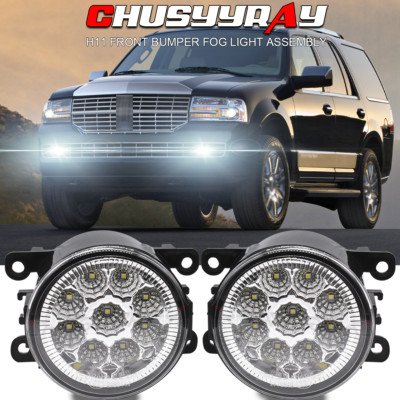 for 2007 -2013 14 Lincoln Navigator Fog Lights Driving Bumper Lamps Replacement