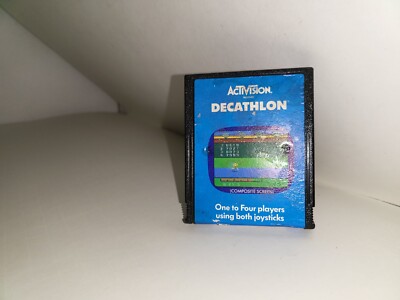 DECATHLON GAME  FOR UK PAL ATARI 2600 + ATARI 2600+ + PLUS RETRON 77 #I24