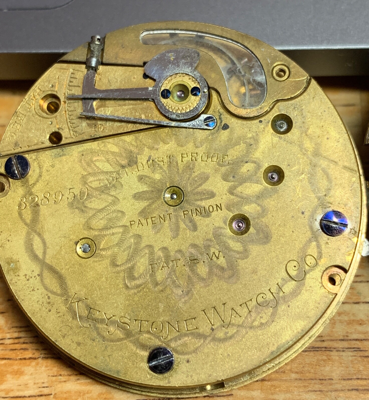 Lancaster Watch Co. Grade Keystone Watch Co. Pocket Watch 