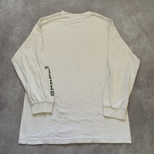 Vintage USF Bulls Long Sleeve Shirt L University South Florida White Green - Picture 4 of 7