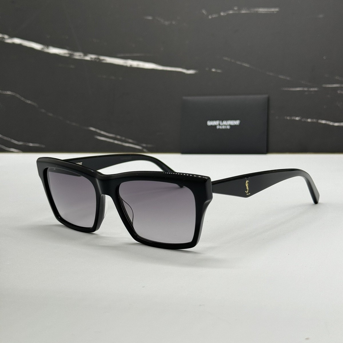 サングラス SAINT LAURENT Woman Sunglasses Black SLM144 001 NEW SL M104 001 SAINT LAURENT BLACK SLM104 001 WOMEN
