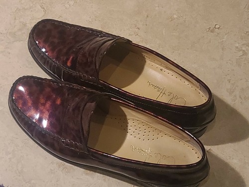 Cole Haan Penny Loafer Lackleder braun Leopardenmuster Damen US 7B - Bild 3 von 9