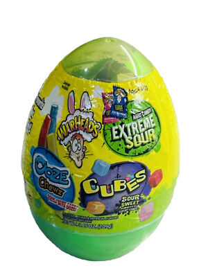  Warheads Sour Candy Assortment Easter Egg Candy, 3.85 Oz. 2 count