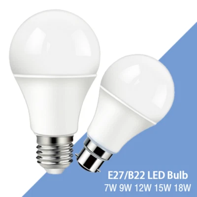 6X/10X B22 LED Bulbs E27 Globe Light Bulb 220V-240V 7W 9W 12W 15W 18W 3500/6000K - image 1 of 4