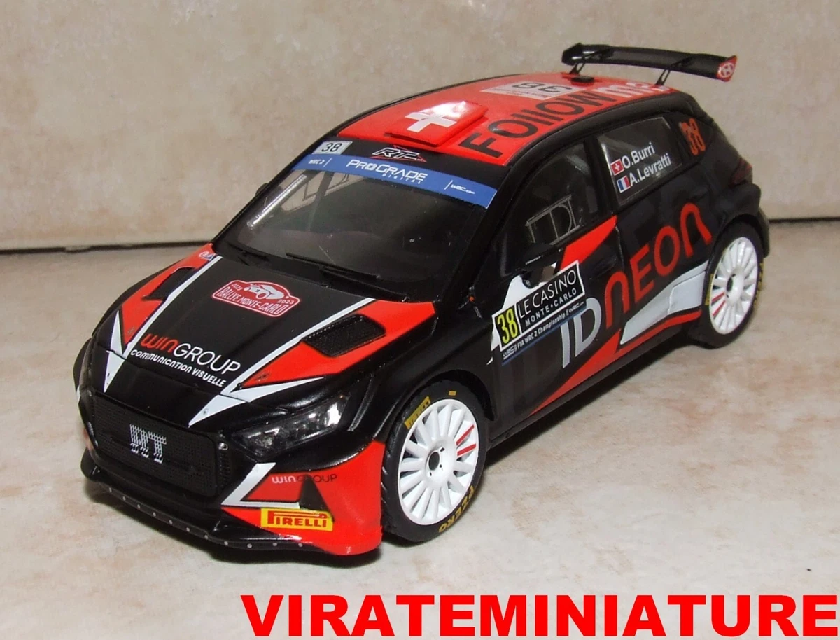 HYUNDAI I20 VOSSEN RALLYE MONTE CARLO 2024 IXO ALTAYA 1/43 WRC RALLY