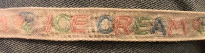 Ice cream band zierband  0,50 cm Borte