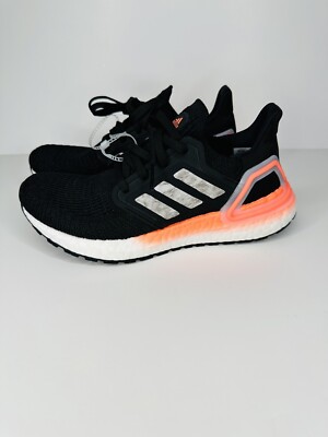 シューズ  ultraboost20Fc unisex JP 27,5 Adidas UltraBoost 20 Core Black Coral Running Shoes Mens Size 4