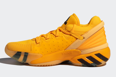 mens yellow basketball shoes