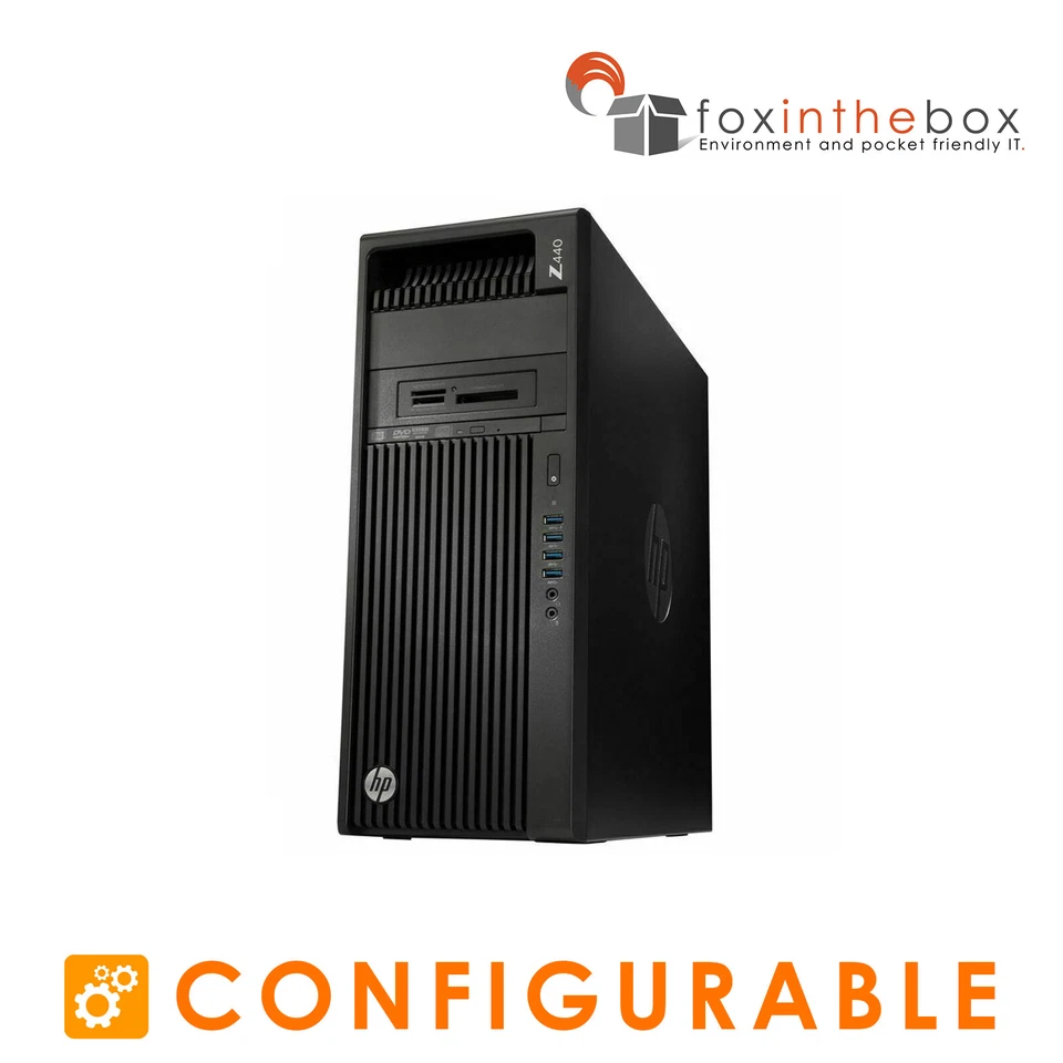 HP Z440 Workstation - Up to Xeon 14-Core/3.6GHz 64GB DDR4 1TB SSD, Quadro LOT - Image 2 of 4