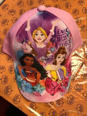 Disney Princess Kinder Cap / Kappe - Rapunzel, Vaiana & Belle - 52 cm oder 54 cm