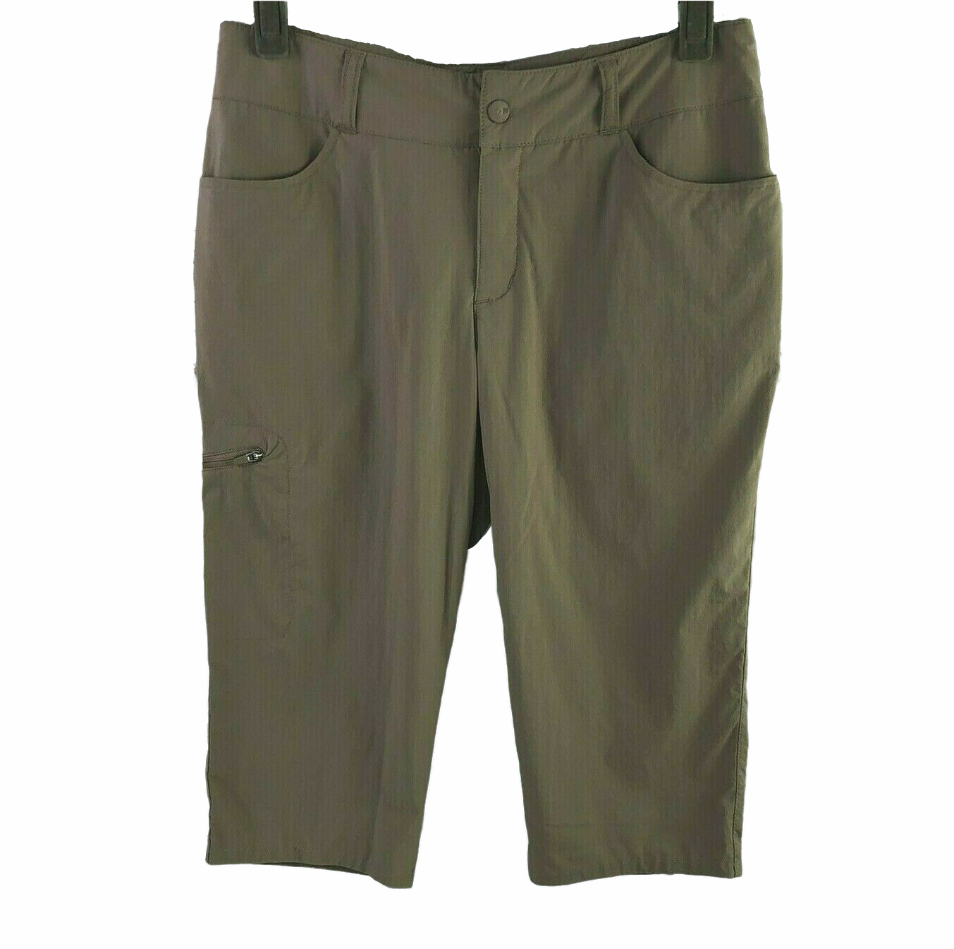 Merrell Womens Selectdry Pants Size 2 Khaki Hiking Outdoor Cut Off Capri