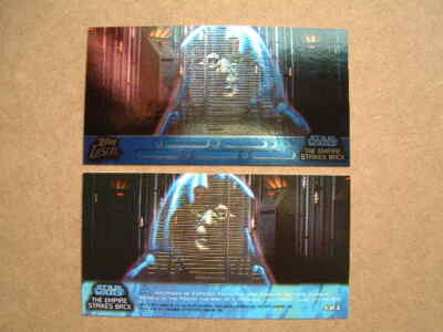 Star Wars Trilogy Widevision Topps Retail Laser Cut Insert Card 4 of 6 1996 