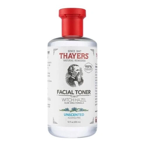 THAYERS Alcohol Free Unscented Witch Hazel Facial Toner w Aloe Vera 12oz - Image 2 of 4