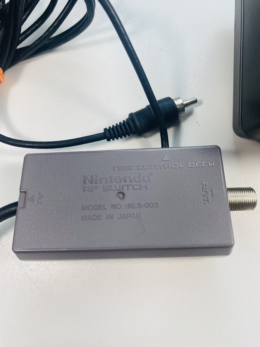 Nintendo NES Power AC Adapter Cord & RF Switch Cable ORIGINAL OEM