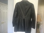 R & O Leather Coat.  Black ...leather ....Small — photo 3