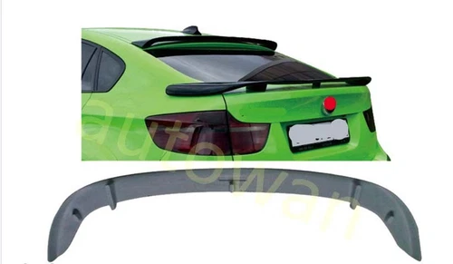 Alerón estilo fábrica sin pintar ABS apto para BMW X6 E71 E72 PU 2008-2014 - Imagen 7 de 8