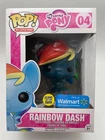 NEW 2016 FUNKO POP MY LITTLE PONY RAINBOW DASH 04 GLOW IN DARK WALMART EXCLUSIVE