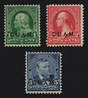 CKStamps: US Stamps Collection Guam Scott#1 2 5 Mint H OG