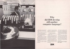 IBM Vintage Magazine Ad System/360 PL/I Computer Language 1966