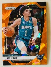 2024-25 Panini Prizm - LaMelo Ball #30 - ORANGE ICE - Charlotte Hornets - MINT