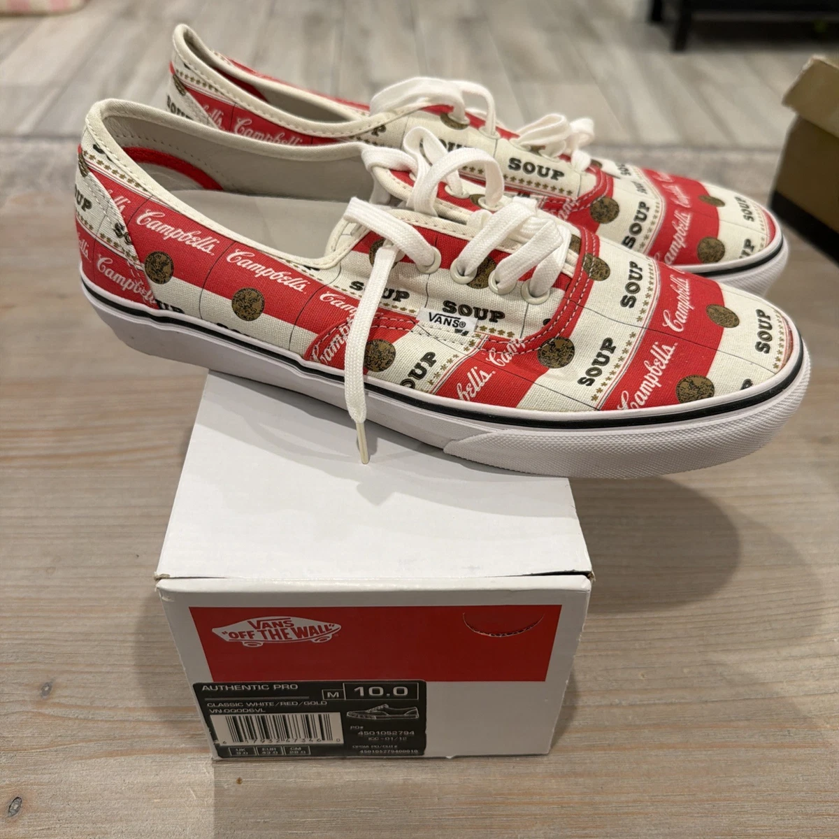 Vans Supreme x Authentic Pro Campbell's Soup for sale | eBay