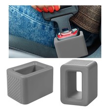 2 PCS Seat Belt Buckle Holder, Silicone Buckle Booster Raises Your Seat Belt ...