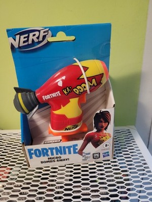 NERF Fortnite Micro Bombs Away Mini Dart Blaster Mit 2 Nerf Elite Darts